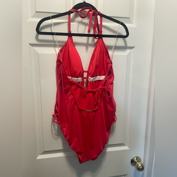 NWT Laundry by Design Pink One Piece Swimsuit - Picture 7 of 10